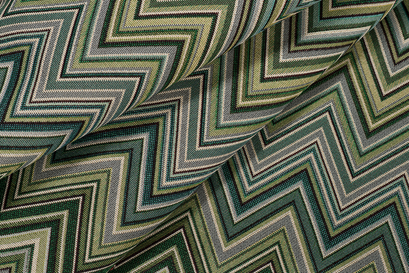 Green patterned fabric for shoes and bags - Florence KOOIJMAN